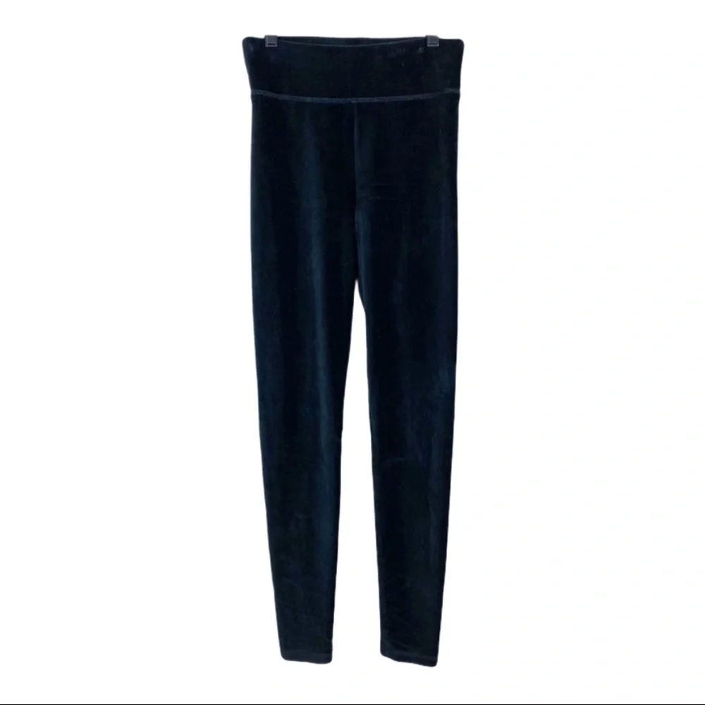 Aerie Black Ribbed Leggings Size Small - Picture 1 of 7